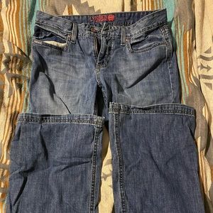 Cinch Flare Jeans